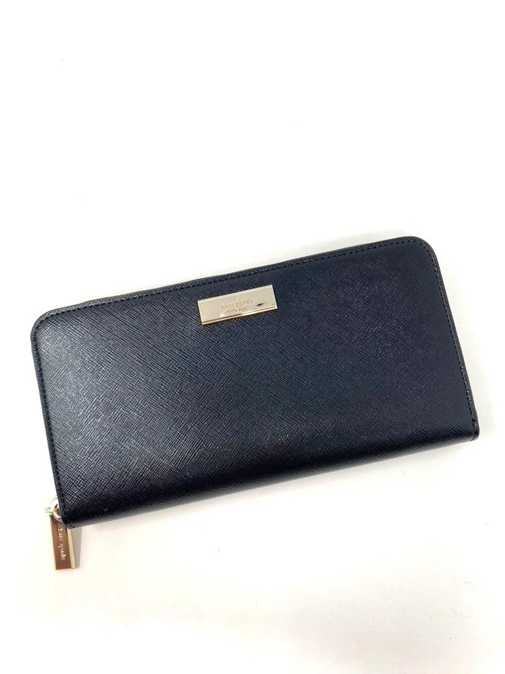 Kate Spade New York Kenzie Patent Leather Zip Wallet Large Credit Card Slots